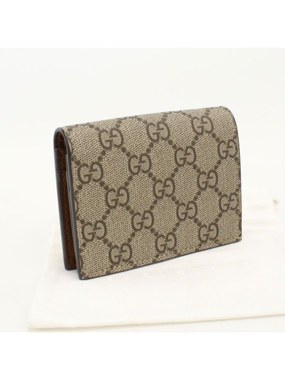 Gucci Compact Flap Wallet GG Supreme Bifold